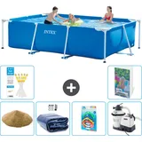 Rechteckiger Frame Pool - 300x200x75 Cm - 7-teilig  S36