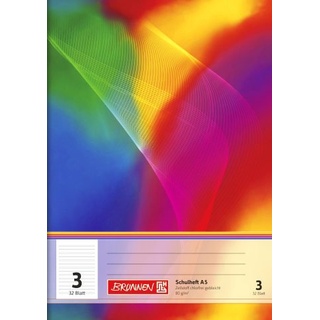 papieto Schulheft/Schreibheft/Rechenheft (Din A5 / 16 Blatt) LINEATUREN FREI WÄHLBAR ... (Lineatur 3)