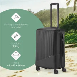 Travelite Bali 4-Rollen Cabin 67 cm / 65 l schwarz