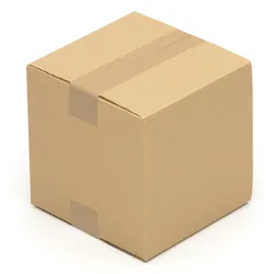 KK Verpackungen 150 x Faltkartons aus Wellpappe 200x200x200mm - Karton braun 1 wellig