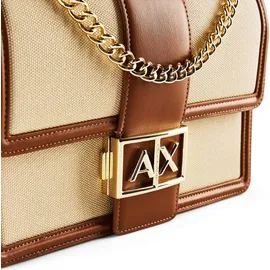 Armani Exchange XW000070 Messenger-Bag Polyester Beige/Bronze