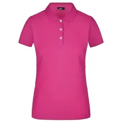 Damen Poloshirt Kurzarm JN356, pink, Größe XXL - pink - XXL
