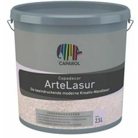 Caparol Capadecor ArteLasur - Wandlasur weiße Partikeln - 5 Liter Transparent