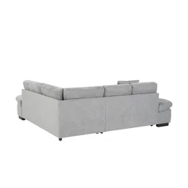 bobb Ecksofa Lindsay ¦ grau ¦ Maße (cm): B: 255 H: 91 T: 225.0