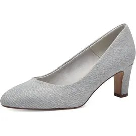 TAMARIS Damen Pumps mit Blockabsatz, metallic, 39 EU