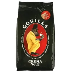 Gorilla Espresso Crema No. 1, Kaffeebohnen, Arabica Bohnen, 1.0 kg