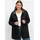 sheego Shirtjacke "Sweatjacke", Damen, Gr. 48/50, schwarz, 100% Baumwolle, Kapuzenfutter:100% Baumwolle, gemustert, unifarben, Shirts Shirtjacke