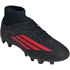 adidas F50 Club Mid MG/FG Herren core black/lucid red 43 1/3