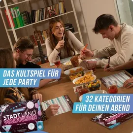 Denkriesen Stadt Land Vollpfosten - Party Edition "Jetzt geht's rund"