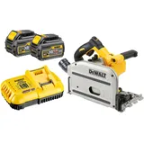 DeWalt Tauchsäge DCS520T2 inkl. 2 x 2,0 Ah + Führungsschiene 150 cm + T STAK-Box VI