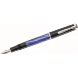 Pelikan Classic 205 Kolbenfüller blau-marmoriert F (fein)