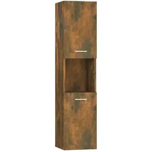 vidaXL Badezimmerschrank 30 x 130 x 30 cm Räuchereiche