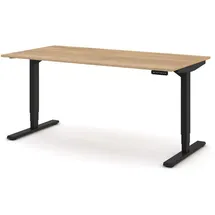 Assmann Electronic Schreibtisch Y-Line Eiche Natura / Schwarz