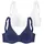 PETITE FLEUR Minimizer-BH Damen marine+weiß Gr.90F