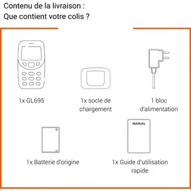 Gigaset GL695 0 GB RAM 0 GB Schwarz