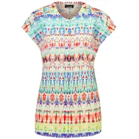 GOLDNER Kurzarmbluse multicolor 19
