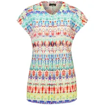 GOLDNER Kurzarmbluse multicolor 19