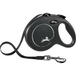 flexi Gurt-Leine New Classic schwarz L 5 m Hundezubehör