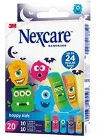 3MTM NexcareTM HAPPY KIDS ​Pansements Décor Monstres Pansement(S) 20 pc(s)