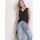 STREET ONE Silk-Look Top Schwarz 34