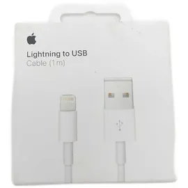 Apple USB-A auf Lightning 1 m Weiß