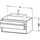 Duravit Waschtischunterschrank 2 Auszüge 120 x 49,6 x 55,1 cm Grau Matt