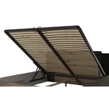 Lattenrost Sigma Metalllattenrahmen für Bettgröße 180x200 schwarz Springaufbesch