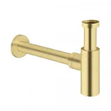 TRIZERATOP Ablaufgarnitur Siphon Waschbecken Gold gebürstet