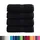 vidaXL Premium-Gästetücher SOLUND 4 Stk. Schwarz 30x50 cm 600 g/m2