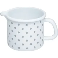 RIESS Country Schnabeltopf 10 cm pünktchen grau