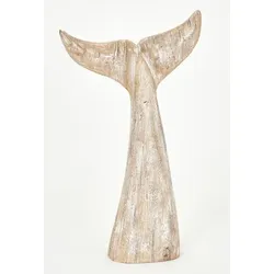 Kleiner Walschwanz aus Holz Vintage Shabby Chic
