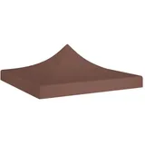 vidaXL Partyzelt-Dach 2 x 2 m Braun