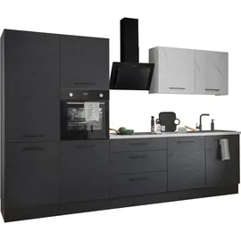 BASIC by Balculina Küchenzeile Yorki 320 cm schwarz