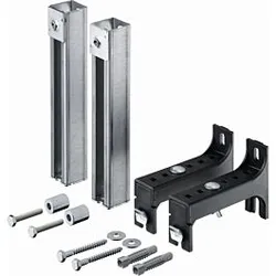 Duravit DuraSystem Verlängerungs-Set WD6012000000 24 cm, für erhöhten Fußbodenaufbau, pulverbeschichtet