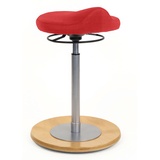 Mayer Sitzmöbel Pendelhocker mit ergonomisch geformtem Komfortsitz 1101, rot