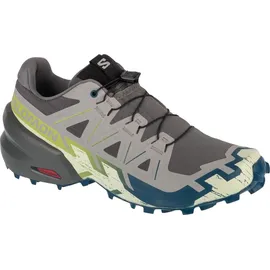 Salomon Speedcross 6 Herren castlerock/lime cream/poseidon 45 1/3