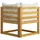 vidaXL 5-tlg. Garten-Lounge-Set mit Auflagen Massivholz Akazie