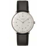 Junghans -max bill Automatik Herrenuhr Schwarz Silber Saphirglas 38mm- 027/3500.02