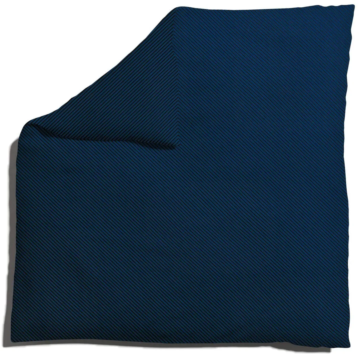 Schlafgut Woven Fade Bettwäsche Bettbezug einzeln 240x220 cm | blue-deep-black - blau