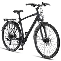 Licorne Bike Premium Touring Trekking Bike in 28 Zoll - Fahrrad für Jungen, Mädchen, Damen und Herren - 21 Gang-Schaltung - Crossbike