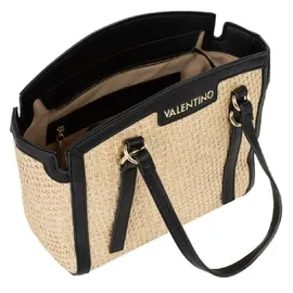 Valentino Demetra Henkeltasche Kunstleder Beige/Black