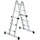 MUNK Teleskopleiter 4 x 3 Sprossen (32121)