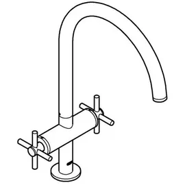 Grohe Atrio hard graphite gebürstet 30362AL0