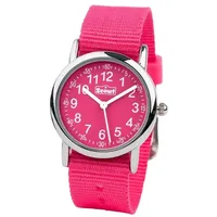 Scout Chronograph Scout Quarzuhr für Mädchen mit pinkem Textilband rosa