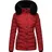 Navahoo Damen Warme Steppjacke Winterjacke mit weicher Kunstfell-Kapuze Milianaa