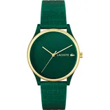 Lacoste Analog Quarzuhr für Damen Kollektion Crocodelle mit Silikonarmband