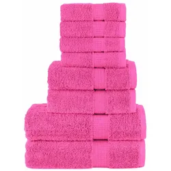 8er-Set Premium-Handtücher SOLUND Rosa – Weich, saugstark & OEKO-TEX zertifiziert