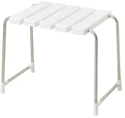 Anima Hocker freistehend 58x38x32 cm weiß STOLPLBI
