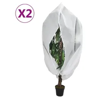 VidaXL Wintervlies mit Reißverschluss 2 Stk. 70 g/m2 3,93x3