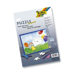 Spielzeug Puzzle - 35tlg., A4, blanko, weiß